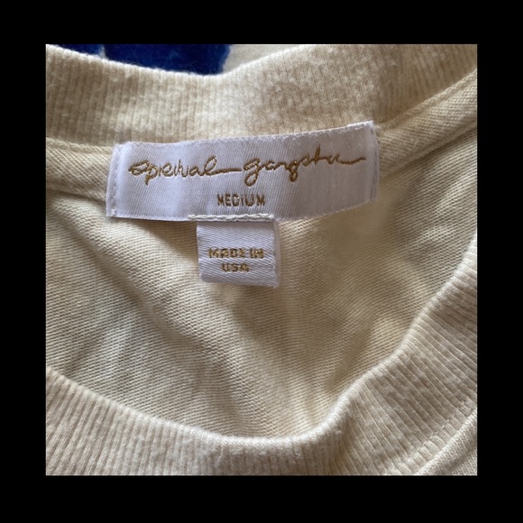 Spiritual Gangster Sweatshirt with Rainbow Stripes Size M - Picture 2 of 7